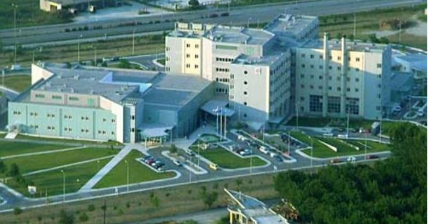 Άποψη του Γενικού Νοσοκομείου Σερρών απο ψηλά